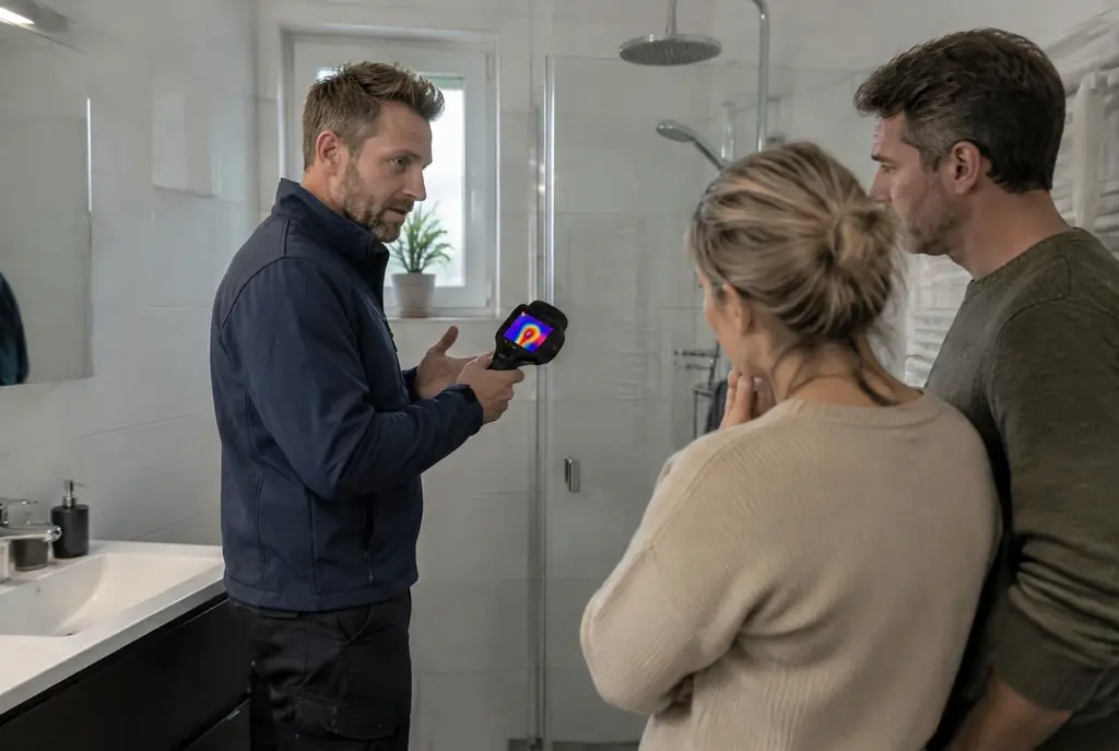 Lekdetectie Uithoorn – specialist legt bevindingen uit aan bewoner